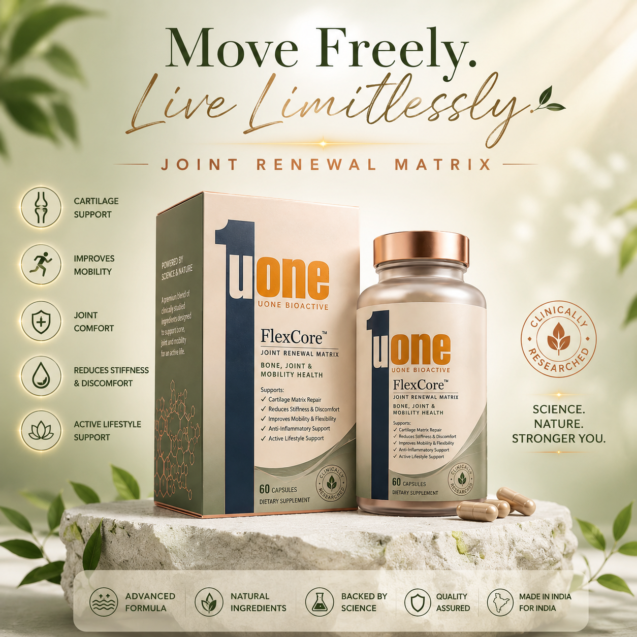 UONE FlexCore Joint Renewal Matrix